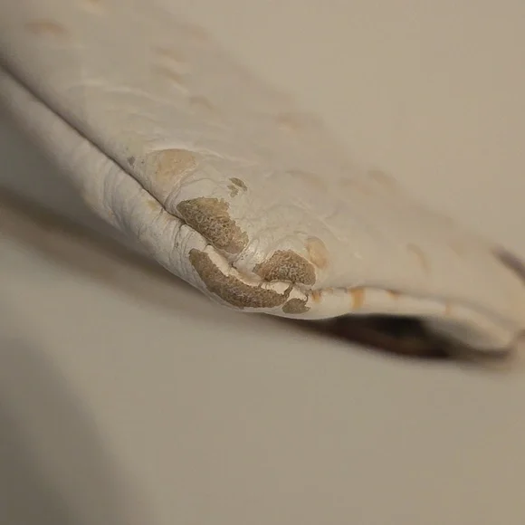 DOONEY & BOURKE White Ostrich Leather Wristlet - Picture 6 of 10